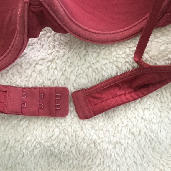 Vintage 90s Victoria's Secret Satin Underwire Bra Red Size 36B - Picture 5 of 10